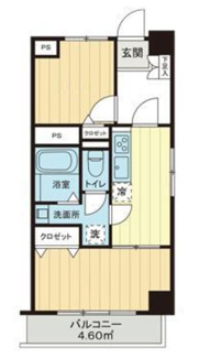 【間取り】 | 越前堀永谷マンション | 間取りです。