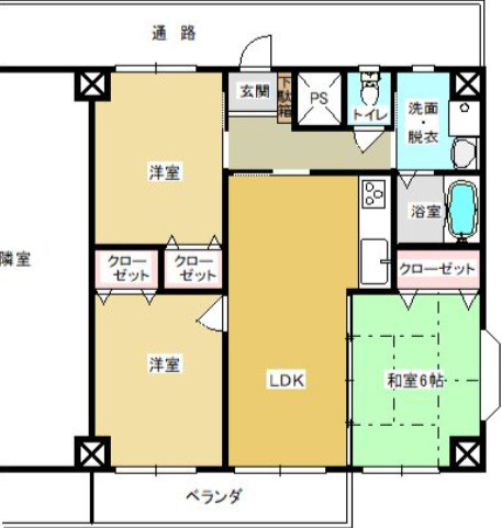 ソレーユ諏訪野の間取り