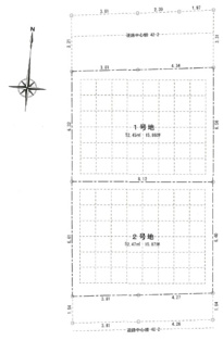 【区画図】 | 淀川区三国本町２丁目　限定2区画！売土地