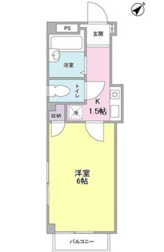 【間取り】 | メゾンフラワー笹塚
