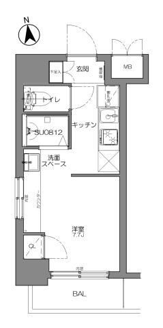 スカイコート高田馬場第５の間取り