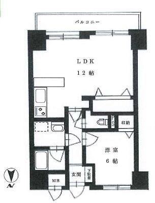 【間取り】 | 朝日広尾マンション