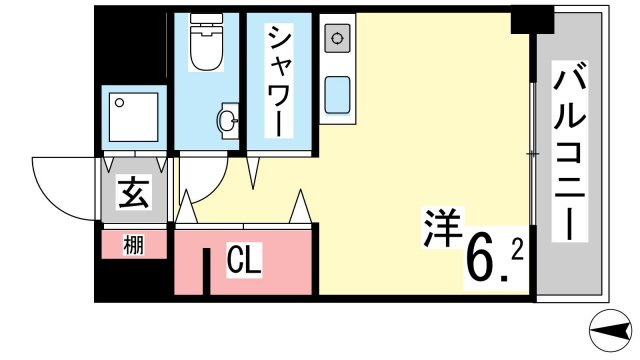 【間取り】 | ワコーレプラティーク神戸深江駅前