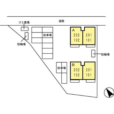 【区画図】 | クリスタルＭＩＷＡⅡ　A棟