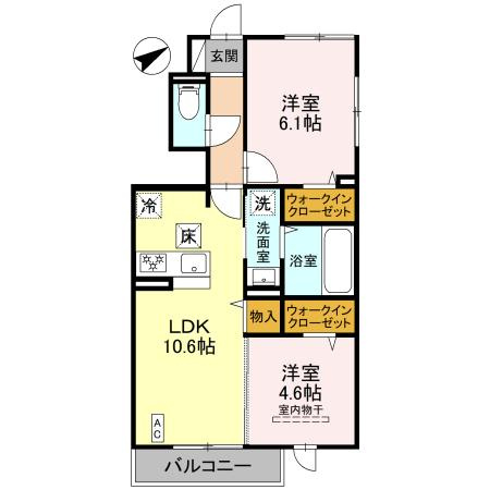 アルコバレーノⅩの間取り
