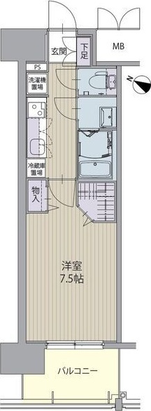 パルティール笠寺の間取り