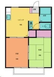 横浜市旭区上白根３丁目の賃貸マンションの間取り