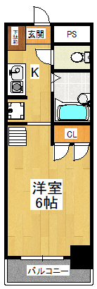 フジマンション末広の間取り