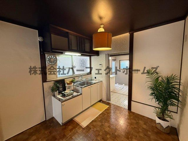 点野4丁目テラスハウス　賃貸のキッチン|キッチンでお料理をお楽しみください