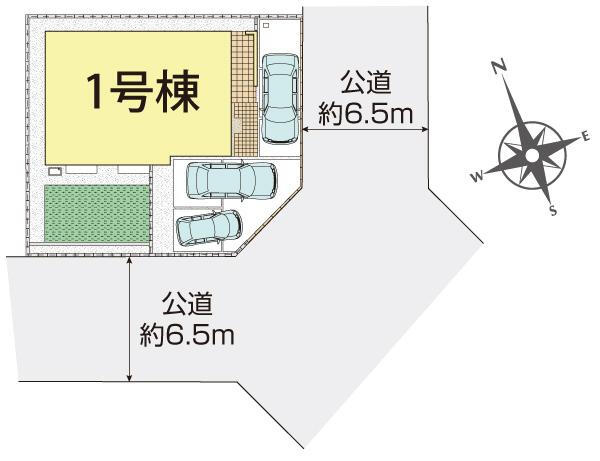 ブルーミングガーデン　千葉市若葉区加曽利町２期１棟／２期１号棟の区画図