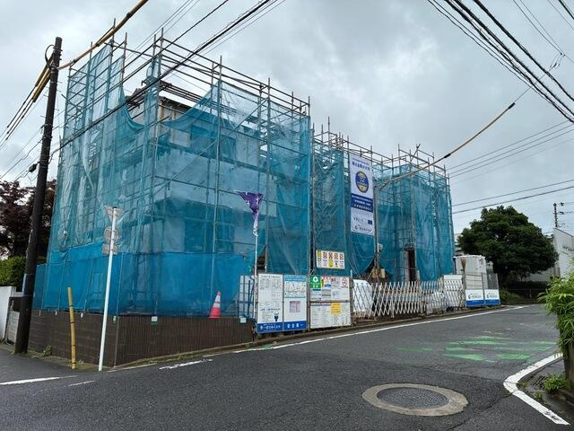 みつわ台１丁目の前面道路含む現地写真