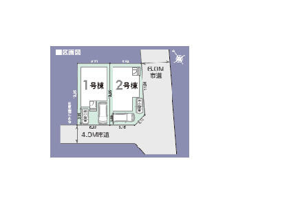 千葉若葉区貝塚１丁目　第１期の区画図