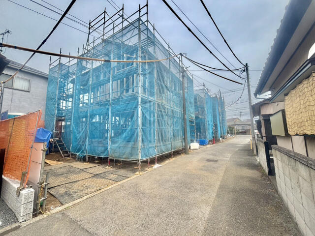 ブルーミングガーデン　千葉市花見川区検見川町５丁目３棟／１期３号棟の前面道路含む現地写真|3号棟前面道路含む現地写真