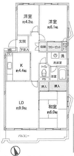 ウェルフェアーグリーン原木第二　２号棟