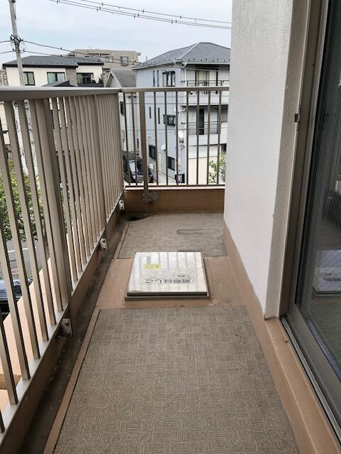 ソフトタウン行徳Ｂ棟のバルコニー