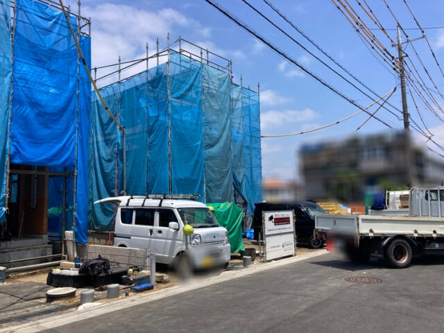 ブルーミングガーデン　松戸市小金原５丁目９棟／１期９号棟の前面道路含む現地写真|★販売現地★2026.5.15撮影