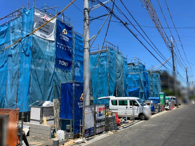 ブルーミングガーデン　松戸市小金原５丁目９棟／１期８号棟の前面道路含む現地写真|★販売現地★2026.5.30撮影