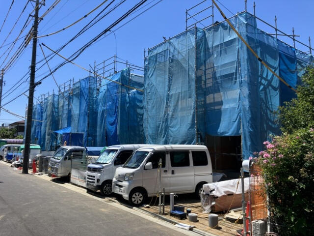 ブルーミングガーデン　松戸市小金原５丁目９棟／１期８号棟の前面道路含む現地写真|★販売現地★2026.5.30撮影
