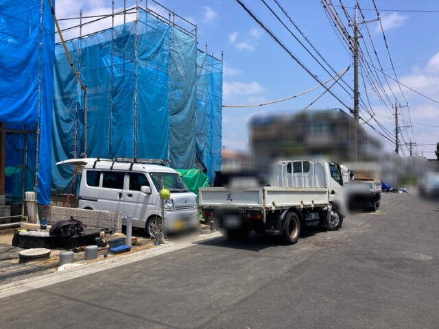ブルーミングガーデン　松戸市小金原５丁目９棟／１期８号棟の前面道路含む現地写真|★販売現地★2026.5.15撮影