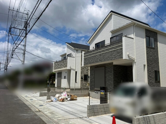 ブルーミングガーデン　松戸市小金原５丁目９棟／１期８号棟の前面道路含む現地写真|★販売現地★2026.7.19撮影