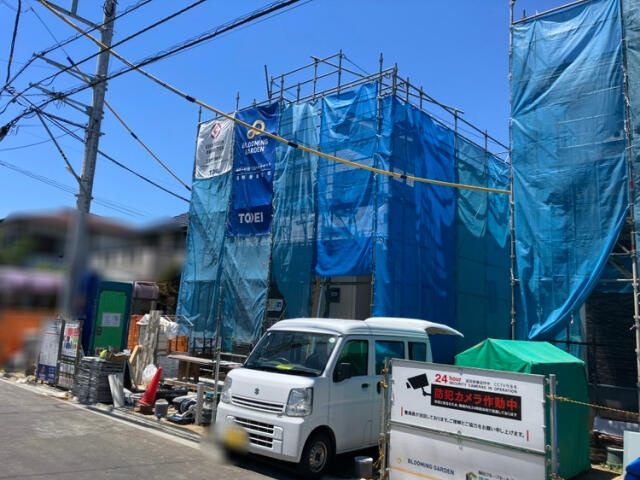 ブルーミングガーデン　松戸市小金原５丁目９棟／１期７号棟の前面道路含む現地写真|★販売現地★2026.5.30撮影
