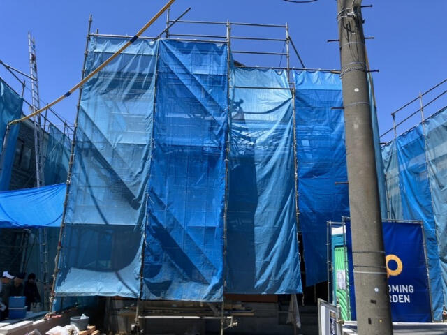 ブルーミングガーデン　松戸市小金原５丁目９棟／１期７号棟の前面道路含む現地写真|★販売現地★2026.5.30撮影