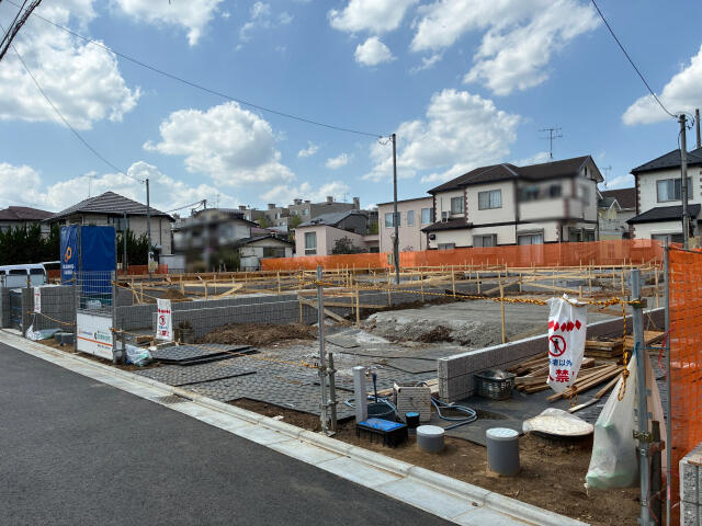 ブルーミングガーデン　松戸市小金原５丁目９棟／１期３号棟の前面道路含む現地写真|★販売現地★2026.4.11撮影