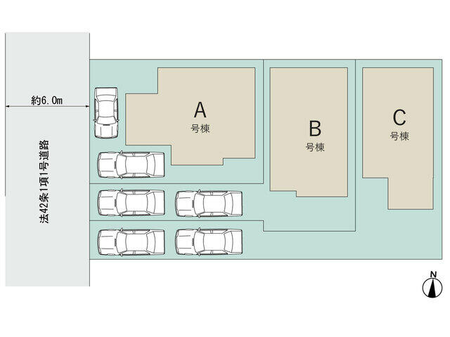 松戸市小金原７丁目２０番の区画図