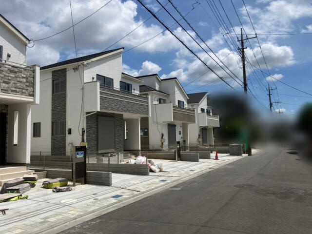 ブルーミングガーデン　松戸市小金原５丁目９棟／１期６号棟の前面道路含む現地写真|★販売現地★2026.7.19撮影