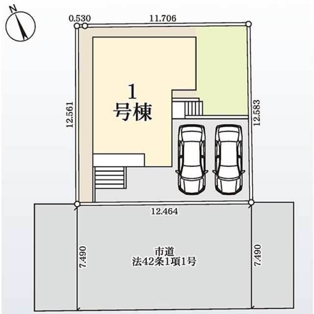 前原東６丁目第２の区画図
