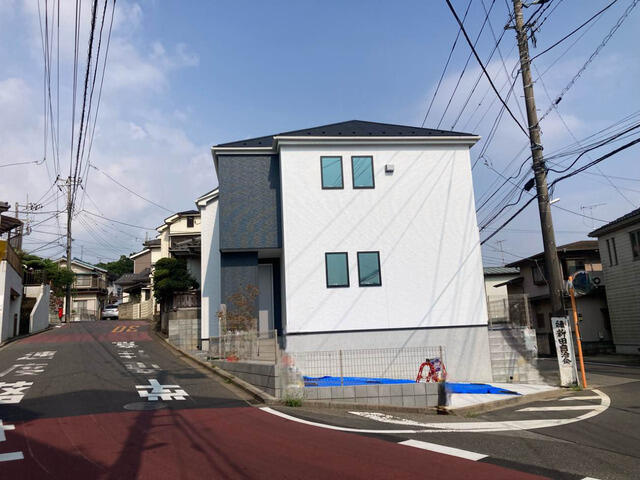 船橋大穴北８丁目　第１期の前面道路含む現地写真