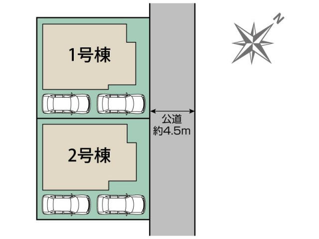 ブルーミングガーデン　船橋市大穴南２丁目２棟／１期２号棟の間取り|船橋市大穴南2丁目2棟区画図