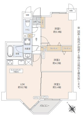 【間取り】 | マイキャッスル国立