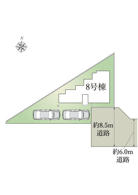 船橋二和西５丁目　第１期の区画図