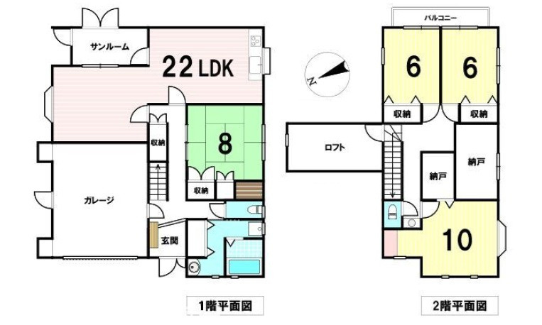 広島市安芸区中野７丁目の間取り