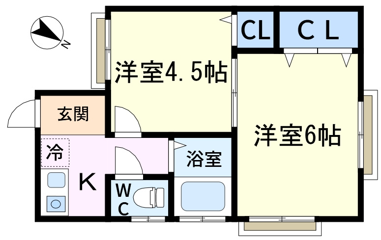 恵山荘の間取り