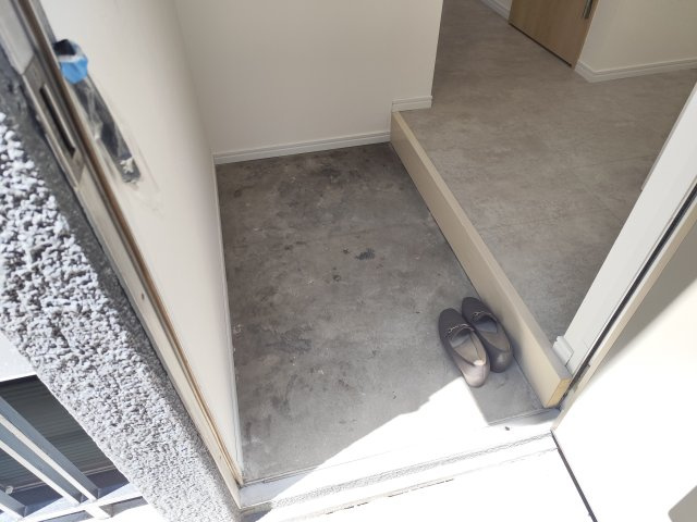 恵山荘の玄関