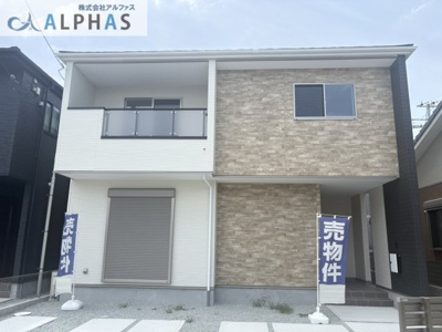 【外観】 | 加古川市加古川町河原　新築戸建 | ■車の通りも少ない閑静な住宅地です♪