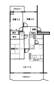 【間取り】 | 新座四季タウンC棟
