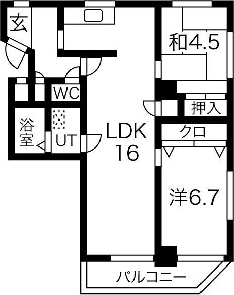 アビタマルフクの間取り