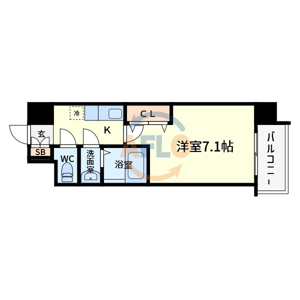 LIVIAZ OSAKA Veriteの間取り|LIVIAZ OSAKA Verite