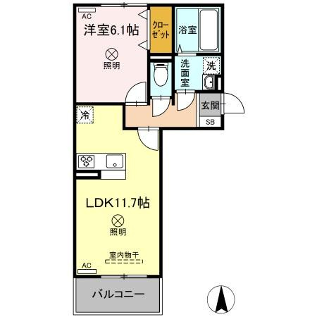 【間取り】 | メセタ A棟