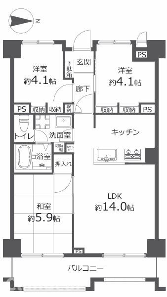 竹の塚ハイツ
