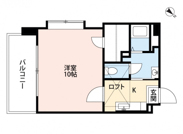 ロアール古市の間取り