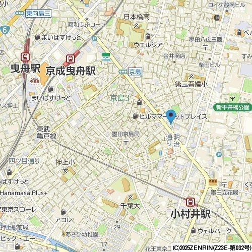グランカーサ曳舟の地図