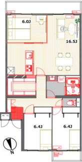 【間取り】 | ラポール生田