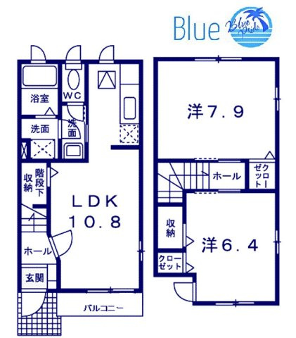 【間取り】 | グリーンヴィラージュⅡＢ
