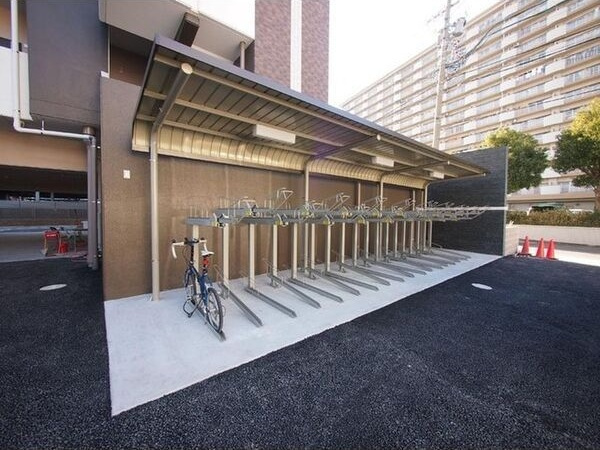 オルソパール伝馬のその他共用部分|駐輪場です