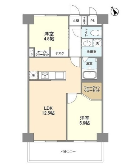 クリエール志木の間取り