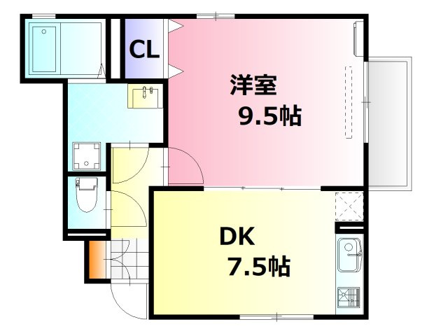 【間取り】 | ローズコート堀越